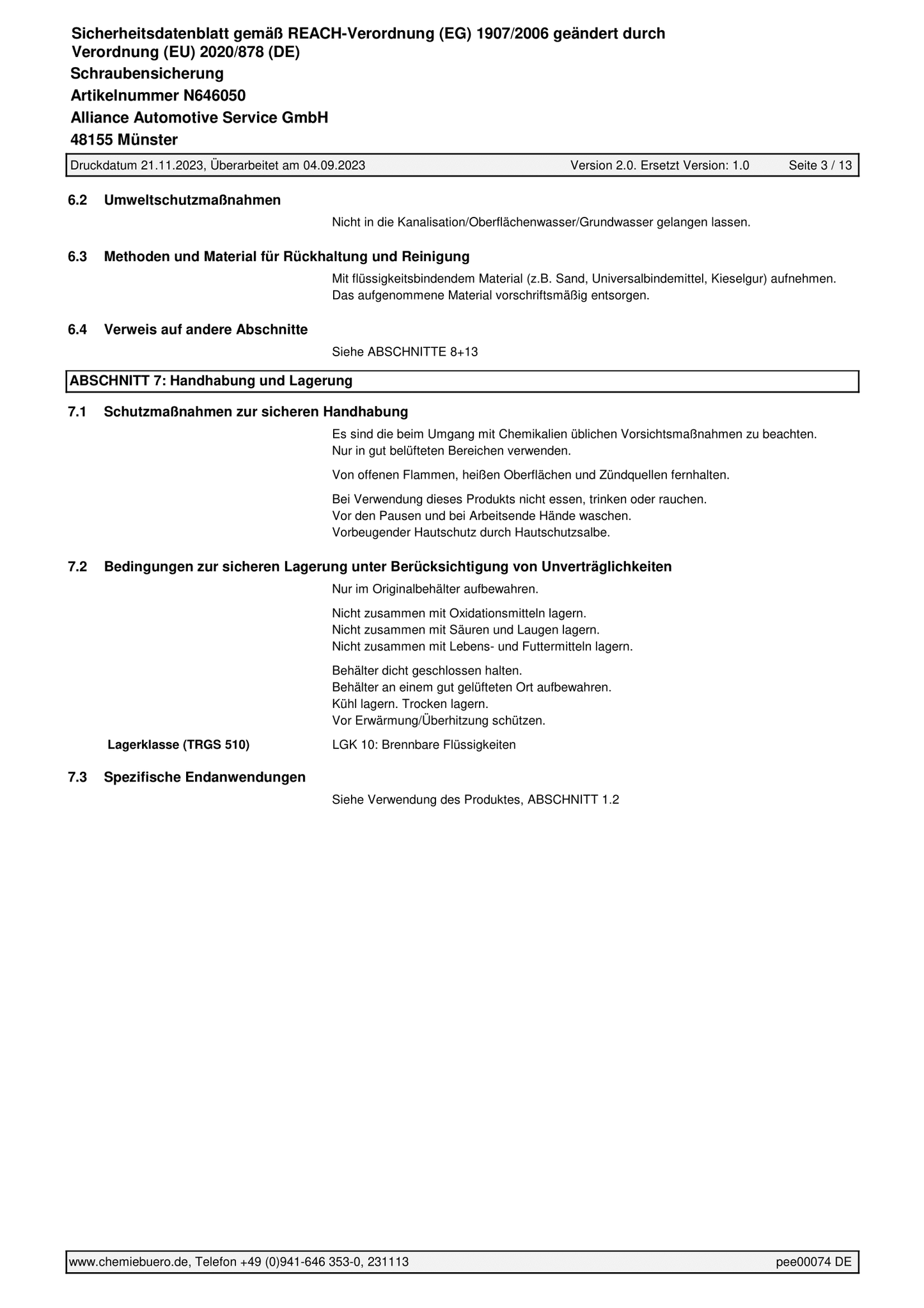 Schraubensicherung Mittelfest 50g