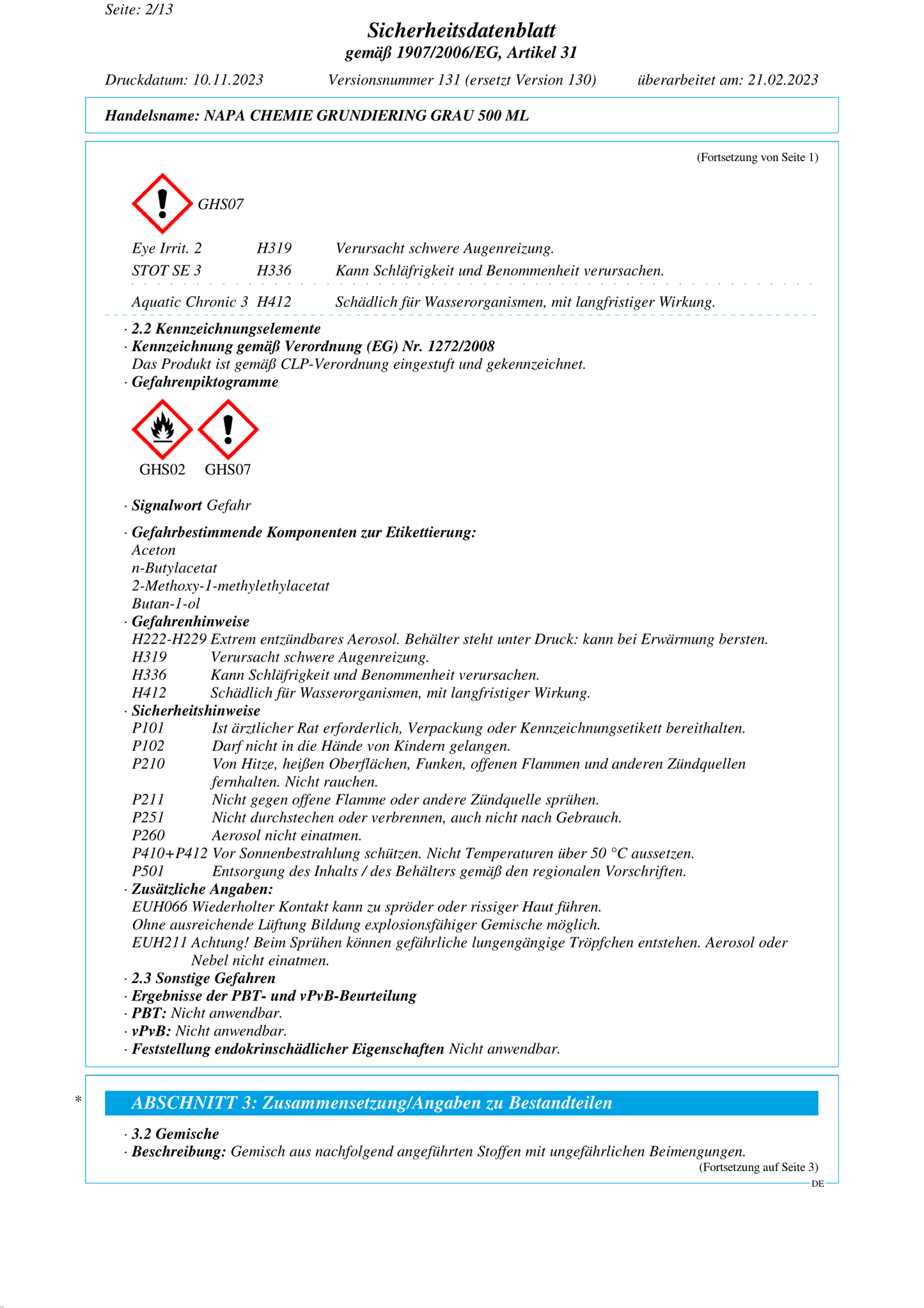 Grundierung Grau 500ML